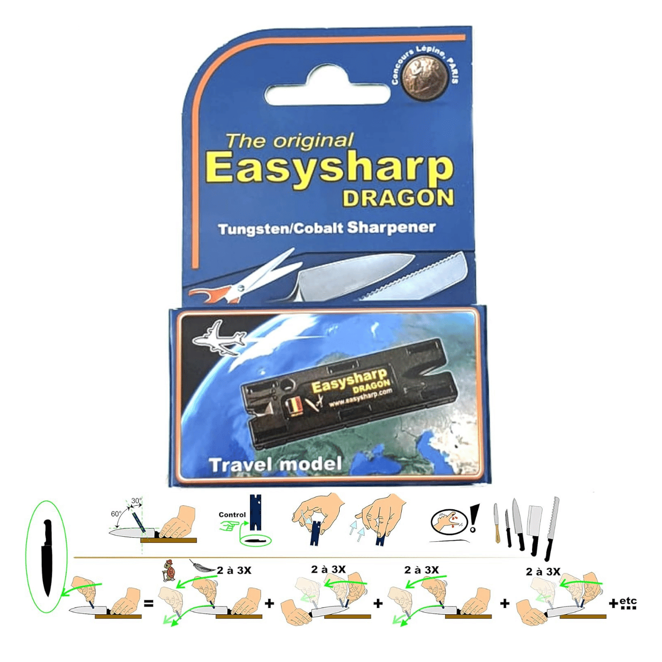 Affûteur de Voyage - Easysharp Dragon – L'excellence Belge au service de vos lames