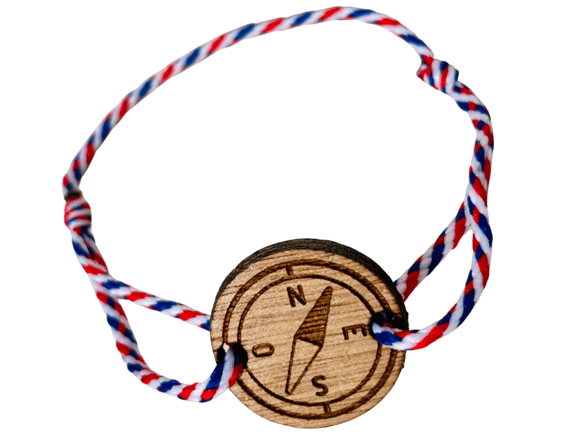 Bracelet Artisanal Bleu-Blanc-Rouge - Fabriqué en France