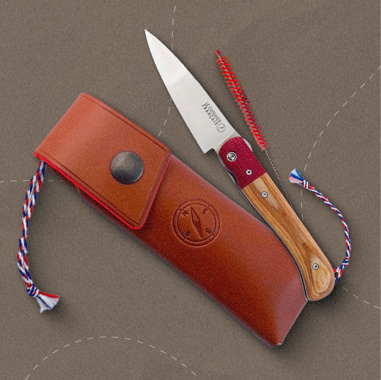 Pack Esperluète mini + son étui en cuir