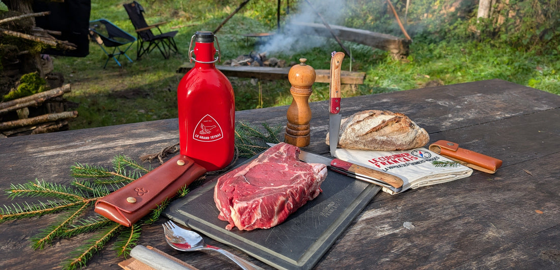 Cuisson au feu de bois : Le guide pour réussir et découper sa côte de bœuf en extérieur