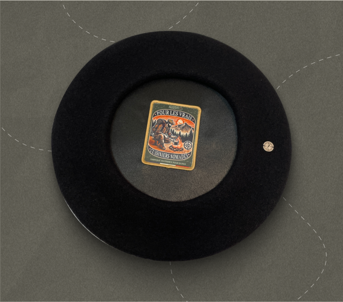 Béret du Cuisinier Français L’icône du feu et du goût