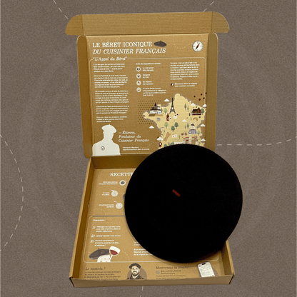 Béret du Cuisinier Français L’icône du feu et du goût