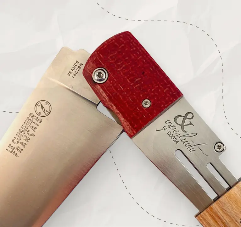 Esperluète - Le véritable couteau de cuisine nomade
