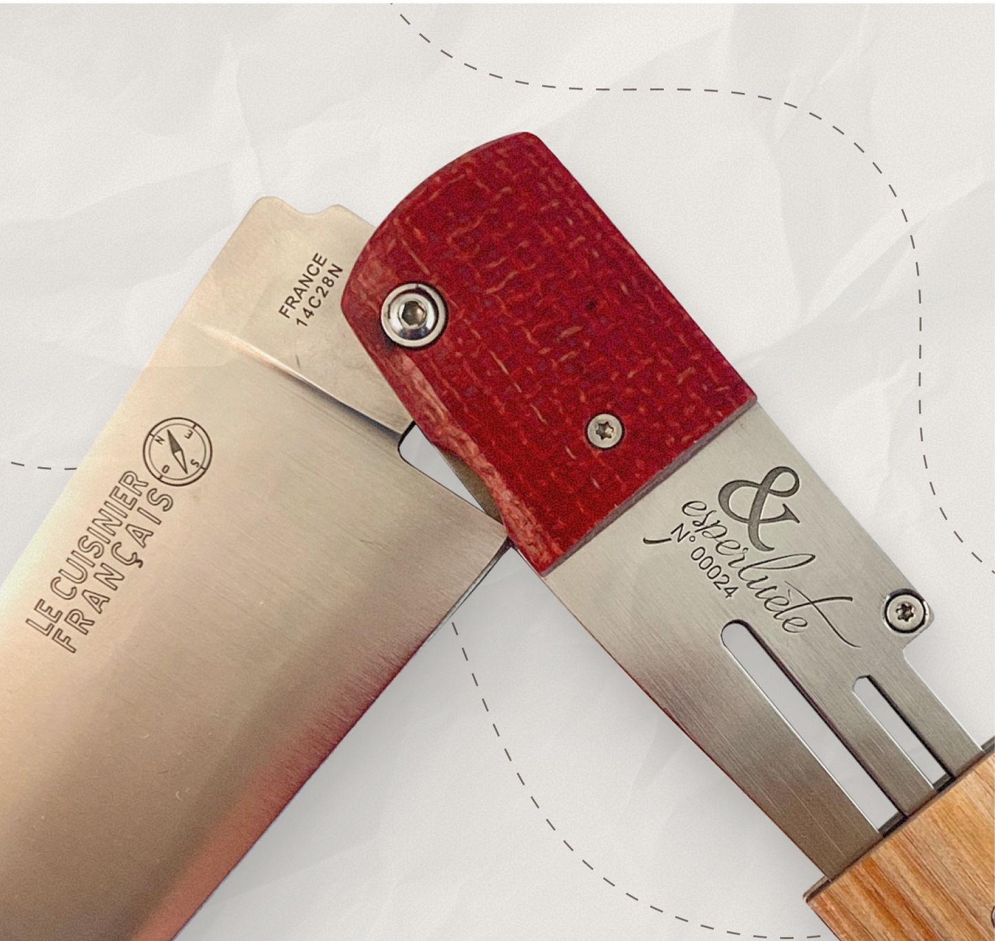 Esperluète - Le véritable couteau de cuisine nomade