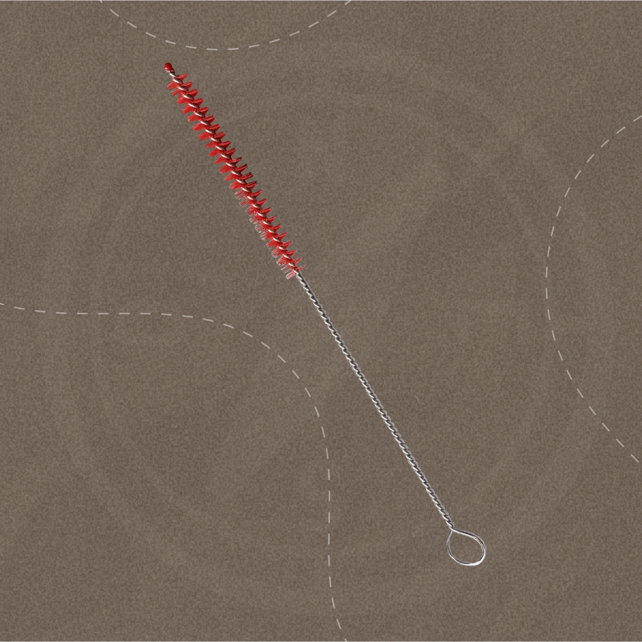 Écouvillon de nettoyage de précision pour l'entretien des interstices des couteaux haut de gamme Le Cuisinier Français.