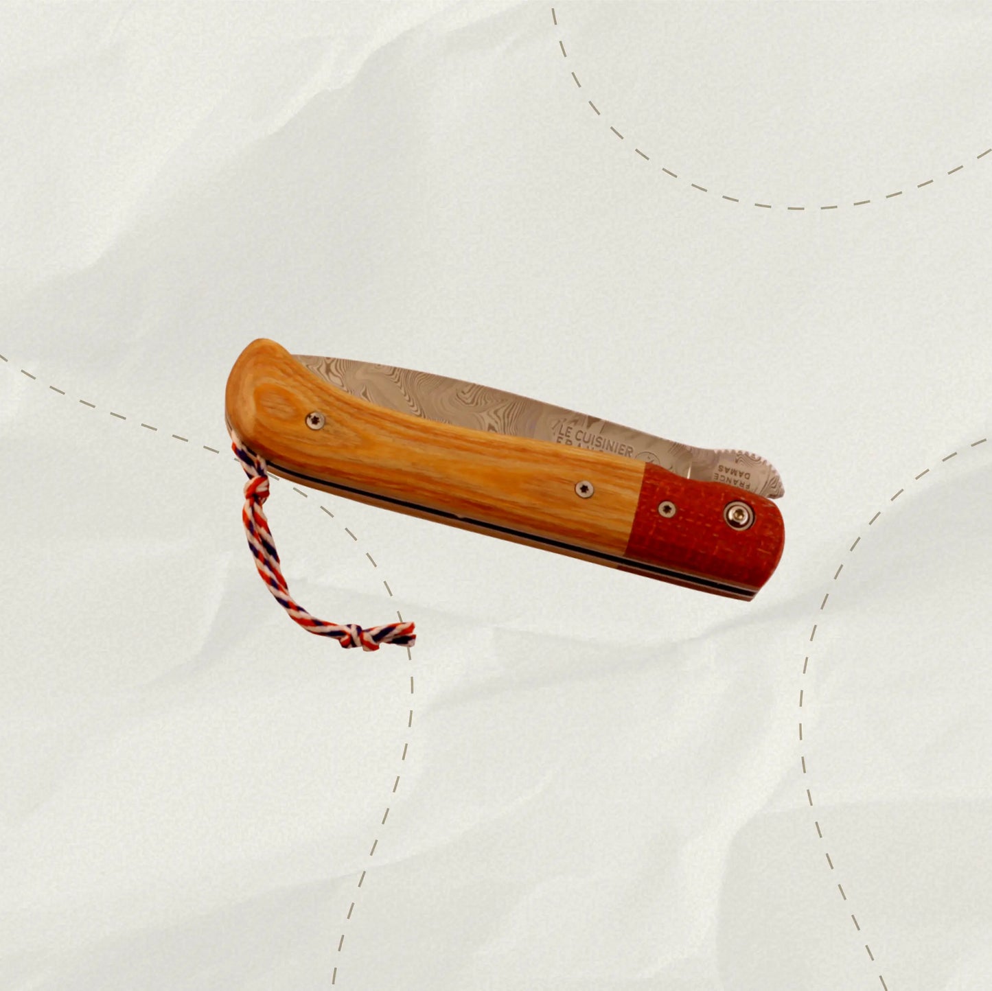 Visuel fiche produit Esperluète Mini lame damas fermé