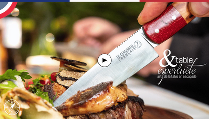 Esperluète de Table - couteau à viande d'exception